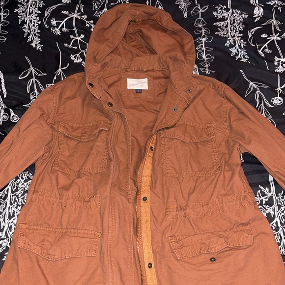 Rust Orange Utility Jacket - Picture 3 of 5